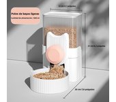 HOOPET Pet Dog Cat Automatic Dispenser Food Water Bottle Cat Bowl Feeding and Drinking Dog Water Pet Feeding Bowl Pet Supplies