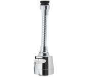 Rotatable 360 Degree Faucet Adapter Kitchen Shower Head Dual Mode Water Saving Tap Aerator Diffuser Nozzle Splash Filter Bubbler