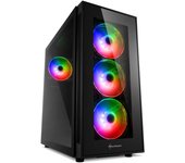 Caja sharkoon tg5 pro atx 2xusb3.0 2xusb2.0 sin fuente rgb