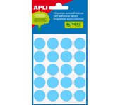 Apli Etiquetas minibolsa azules Ø 19,0 mm 5 hojas