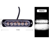 1PC 6LED Strobe Side Marker Indicators Light for Truck Trailer 12-24V Flashing Warning Tail Light Car Signal Brake Lamp Lightbar
