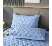 2 Pieces Waterproof Pillowcase Anti Stain Machine Washable Pillow Cover Bedroom Decoration Suitable For With Children And Pets
