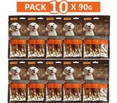 Yommy 40g-1Kg Barritas Masticables para Perro 4-6mm, Golosinas Sticks para Perro, Snacks de Piel para Perros