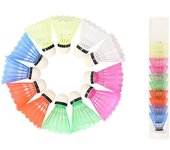VOLANTES BADMINTON PLÁSTICO 12UDS