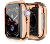 Soft TPU Case for Apple Watch Series 9 8 7 41mm 45mm Plating Full Coverage Protective Shell for iWatch Series 6 5 4 40mm 44mm