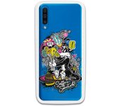Funda original compatible con Samsung Galaxy A70 - Sylvestre y Piolin Crush