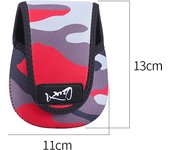 LINNHUE Reel Bag Waterproof Protective Cover For Spinning reel Baitcasting Reel Cast Drum Reel Storage Bag Fishing Rod Cover