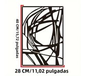 Abstract Metal Wall Art – Minimalist Single Line Art Sculpture, Modern Decorative Wall Decor, Stylish Metal Wall Sticker