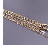 10pcs/Lot Gold Color Stainless Steel Chain 45cm Adjustable Necklace Width 1.2/1.5/1.6/2.2/2.5/3mm Men Women Jewelry Chain Bulk