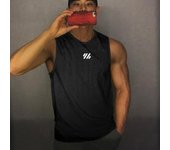 Summer New Gym Vest Men Bodybuilding Sleeveless Shirt Sports Tank Top Quick-drying Mesh Fitness Running Tank Top Mens Clothes