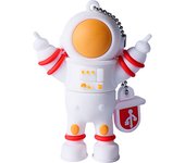 Astronaut USB Flash Drive 64GB Cute Cartoon Pen Drive 32GB Creative Gifts for Children Memory Stick Free Key Chain Pendrive 16GB