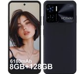 HOTWAV Note 12 Smartphone, Android 13 Octa-Core Teléfono Móvil 8GB + 128GB (1TB TF) 6180 mAh 48MP + 16MP 6.8 Pulgadas HD+ Telefono Movil, Reconocimiento Facial/Doble SIM LTE 4G/GPS/NFC