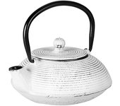 LACOR Tetera de hierro fundido Lacor - Blanco - Capacidad 0,5 Litros