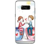 Tumundosmartphone Funda Gel Tpu para Samsung Galaxy S8 Diseño Cafe Dibujos