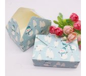 10pcs Christmas gift packs, paper white jewelry bags, chocolate party decorations