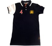 Polos Niño Manga Corta Centauro Azul Blanco 16 años 176 Algodón