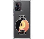 Funda Silicona Antigolpes para Motorola Edge 30 Ultra 5G diseño Hombre Escalada Dibujos