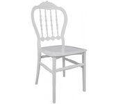 Silla LORA, apilable, polipropileno blanco
