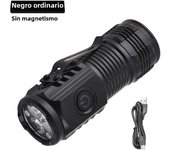 Three-eyed Monster LED Strong Light Flashlight Rechargeable Multifunctional Portable Outdoor Home Mini Flashlight Cap Clip Light