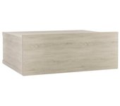VidaXL Mesita de noche Sama flotante 1 cajón 15x40x30 cm