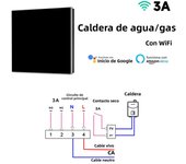 New Tuya WiFi  /NO Wifi Smart Thermostat Electric Heating Water Gas Boiler Temperature Controller Work With Alexa, Google Home,