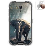 Tumundosmartphone Funda Gel Tpu para Ulefone Armor X6 diseño Elefante Dibujos