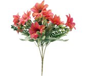 Poenia Arte Floral - Ramo Magnolia Artificial - Decoración Floral Realista - 35cm - 3 Piezas