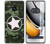 Funda Silicona para Realme 11 Pro / 11 Pro+ Plus 5G diseño Camuflaje 01 Dibujos