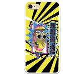 Funda original compatible con iPhone 7 con un diseño de Rick y Morty Rick Wubba con un diseño de TPU MATE