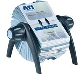 Tarjetero rotativo visifix flip vegas negro durable