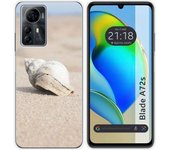 Funda Silicona para Zte Blade A72s diseño Concha Dibujos