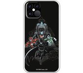 Funda original compatible con iPhone 12 o 12 Pro con un diseño de JL Multipersonaje fondo Negro