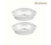 10/20/30pcs Disposable Food Grade Tin Foil Household Oven Baking Trays, Grilling Plates, Tin Foil Plates