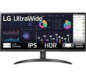 Lg ultrawide monitor 29” led uwfhd 100hz hdr freesync - 21:9 - respuesta 5ms - altavoces 14w - hdmi, displayport, usb-c - vesa 100x100