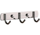 Perchas de Acero Inoxidable Perchas de Pared Pesada Pasillo de Entrada de Toallas Cocina Baño Dormitorio Perchas Metálicas Modernas (Redondo, 3 Ganchos)