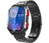 Nuevo reloj inteligente con Bluetooth, llamadas, triple protección, para exteriores, resistente al agua, monitorización de la frecuencia cardíaca y el azúcar en sangre, reloj deportivo con podómetro