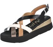Shoes Sandalias Planas marca Oh! My Sandals para mujer en color negro