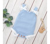 Newborn Baby Bodysuits Spring Autumn Solid Sleeveless Knitting Infant Boys Girls Strap Onesie Outfits One Piece Toddler Clothing