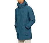 Parka Scotta Rainy azul con capucha para hombre
