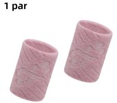 1 Pair Cotton Elastic Wristband Support Basketball Wrist Brace Wraps Men Kids Gym Fitness Powerlifting Tennis Sweat Absorption