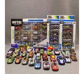 New Mini Alloy Pull-Back Car Boys Children'S Bouncing Car Simulation Fall-Resistant Model Toy Car Kindergarten Birthday Gift Set