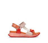 HISPANITAS  SANDALIA PIEL CORAL NUDE