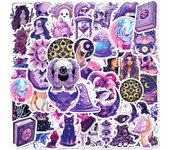 10/30/50pcs Gothic Horror Purple Skull Stickers Cool Cartoon Decal Phone Case Skateboard Laptop Personalized Graffiti Sticker