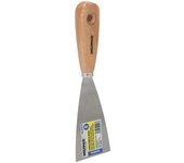 Espatula mango madera hoja acero 60 mm. espatula yeso, espatula pintor, espatula masillas, espatula pladur, etc.