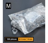 100PCS tattoo pigment cup and holder disposable tattoo pigment cup with base pigment cup