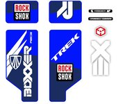 Pegatinas compatibles con horquilla bici Rock Shox Trek Boxxer R2C2 - 26"