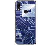 Tumundosmartphone FUNDA de GEL TPU para Xiaomi Redmi Note 7 diseño Circuito Dibujos