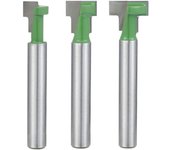 Brocas para ranuras en T y ranuras en T con vástago de 6 mm, herramientas de corte profesionales para carpintería