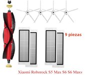 Replacement Kit Roller Brush HEPA Filter Mop Cloth Accessories Spare Parts For Xiaomi Roborock S5 Max S6 S6 Maxv Vacuum Cleaner