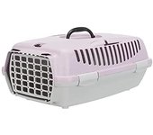 TRIXIE Transportín Capri 1, XS:32×31×48cm,GrisCla/LilaCla